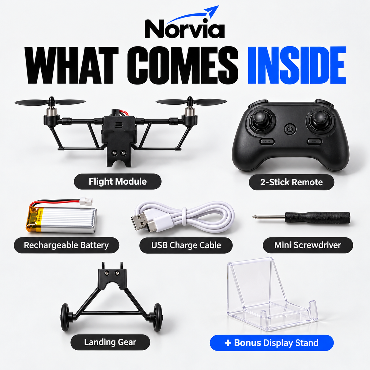 Norvia™ – RC Paper Airplane Kit