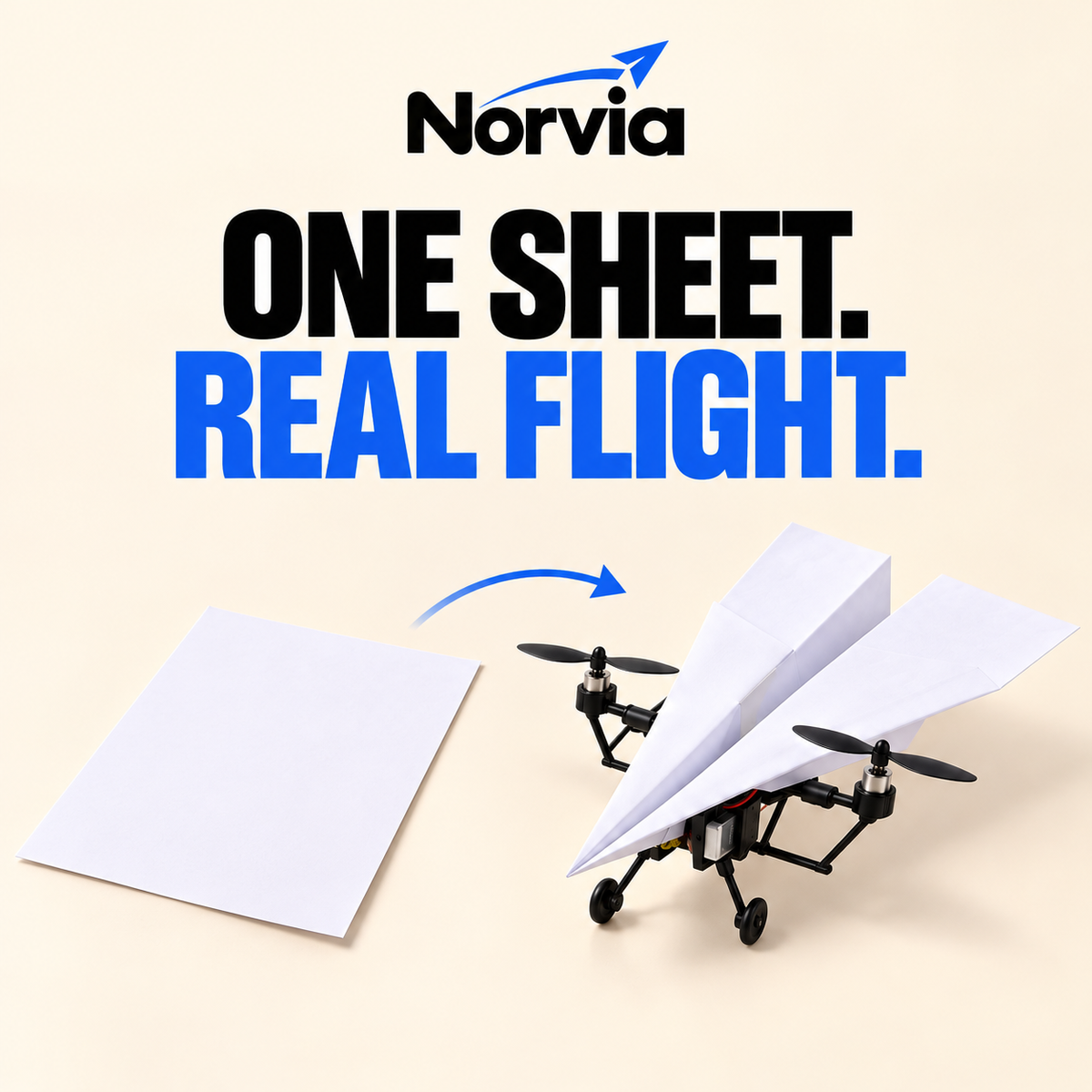 Norvia™ – RC Paper Airplane Kit