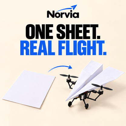 Norvia™ – RC Paper Airplane Kit